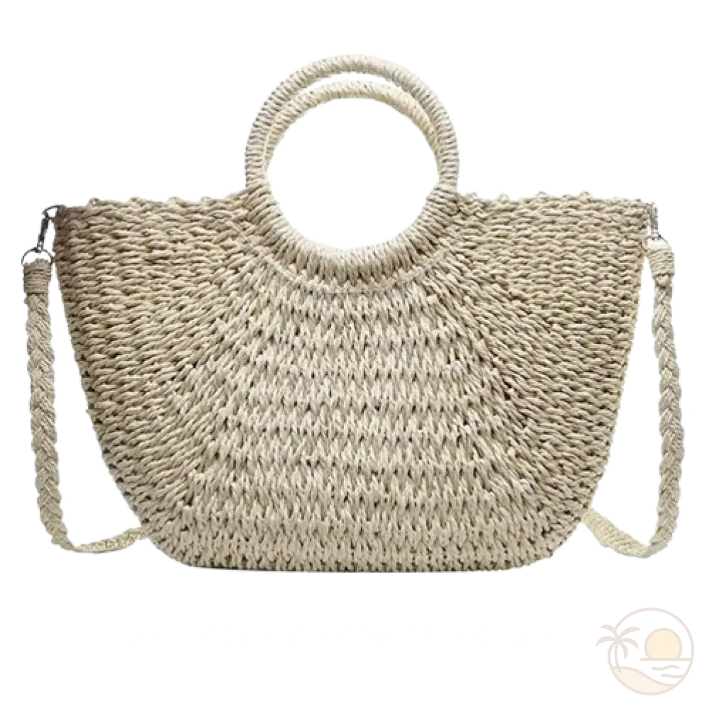 sacs panier de plage blanc