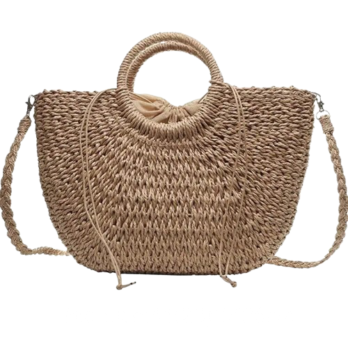 sacs panier de plage marron