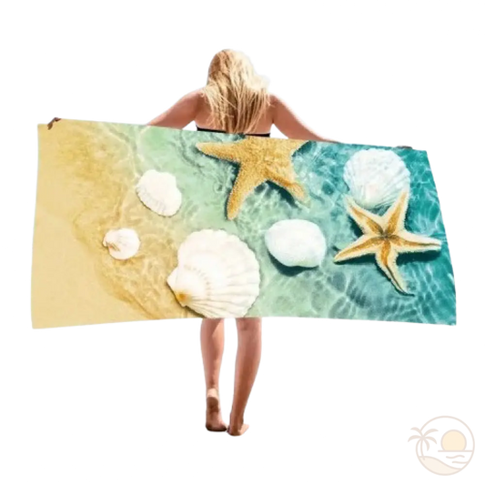 serviette de plage anti sable femme