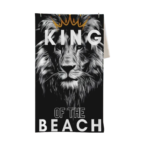 serviette de plage anti sable king of the beach