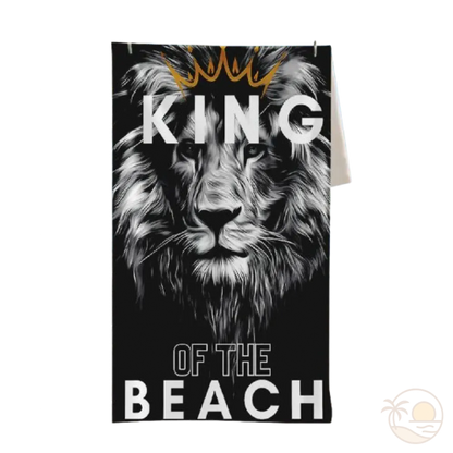 serviette de plage anti sable king of the beach
