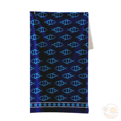 serviette de plage anti sable poissons