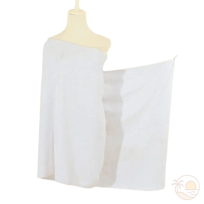 serviette de plage epaisse blanc