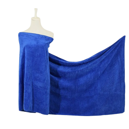 serviette de plage epaisse bleu
