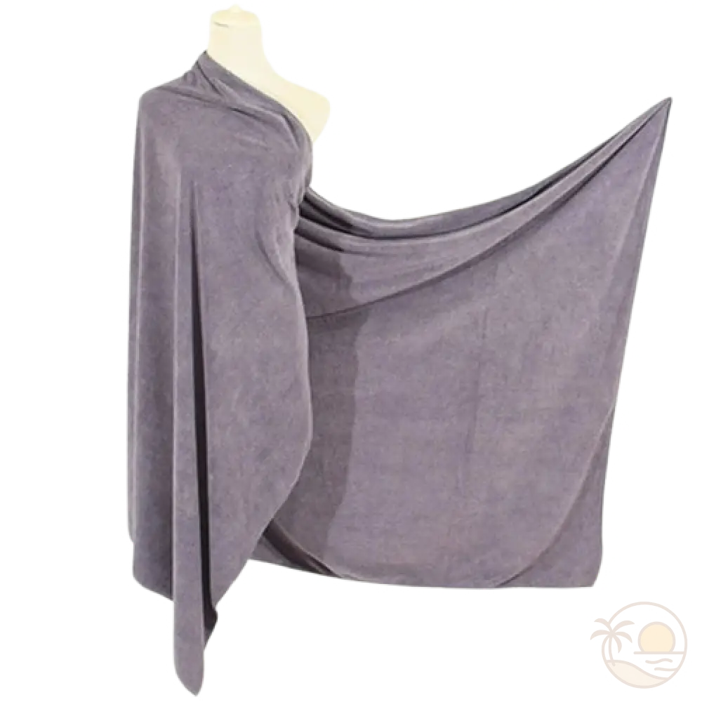 serviette de plage epaisse gris
