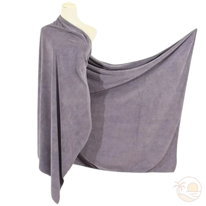serviette de plage epaisse gris