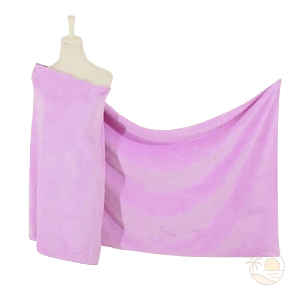serviette de plage epaisse lavande