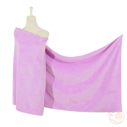 serviette de plage epaisse lavande