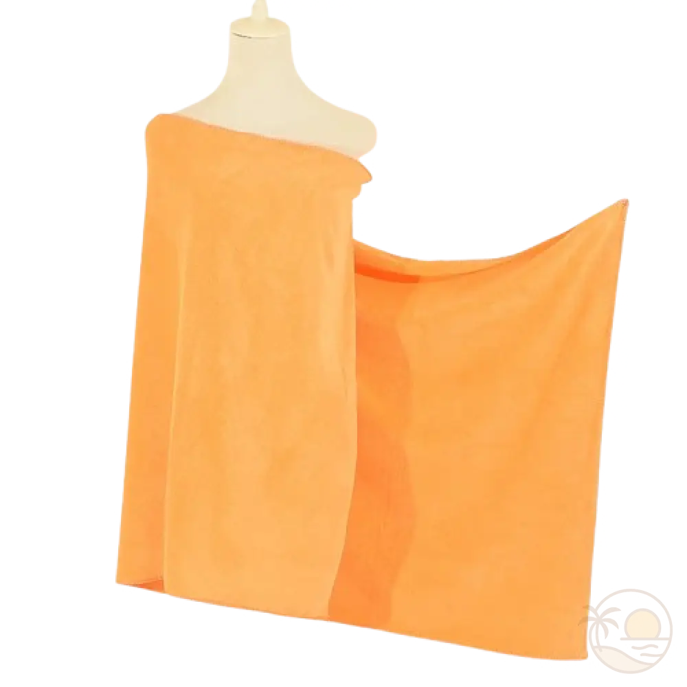 serviette de plage epaisse orange