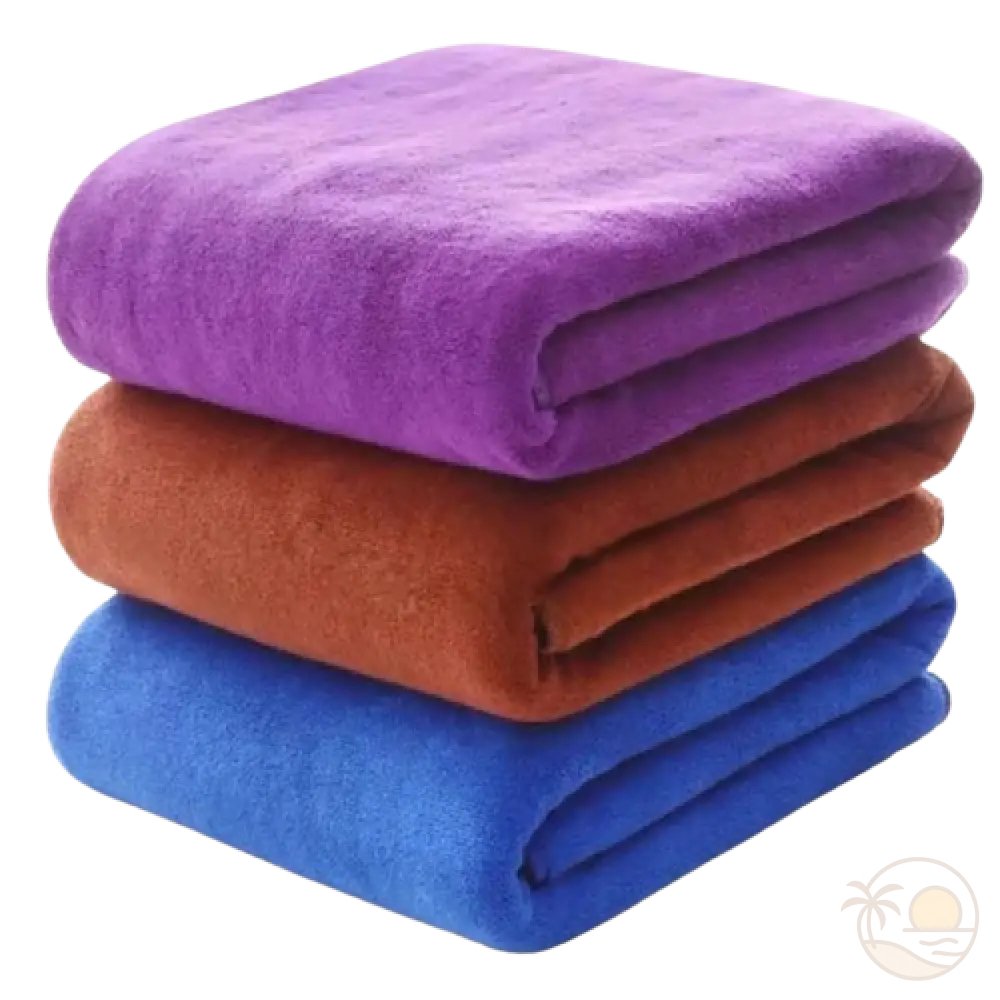 serviette de plage epaisse pile