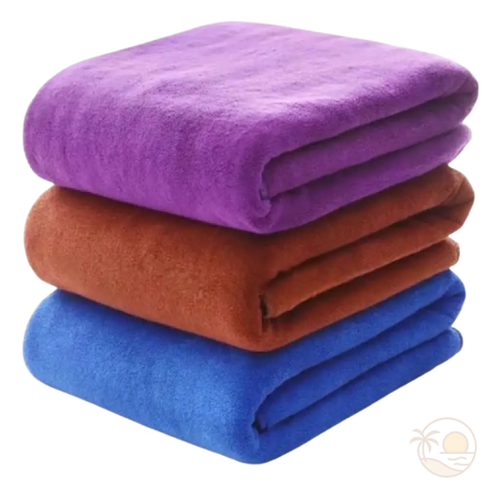 serviette de plage epaisse pile