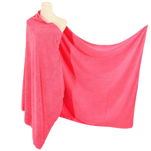 serviette de plage epaisse rose