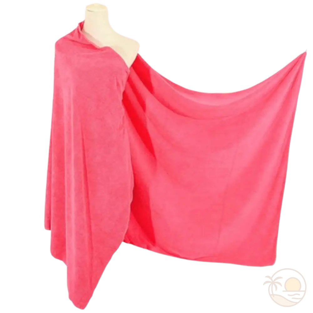 serviette de plage epaisse rose