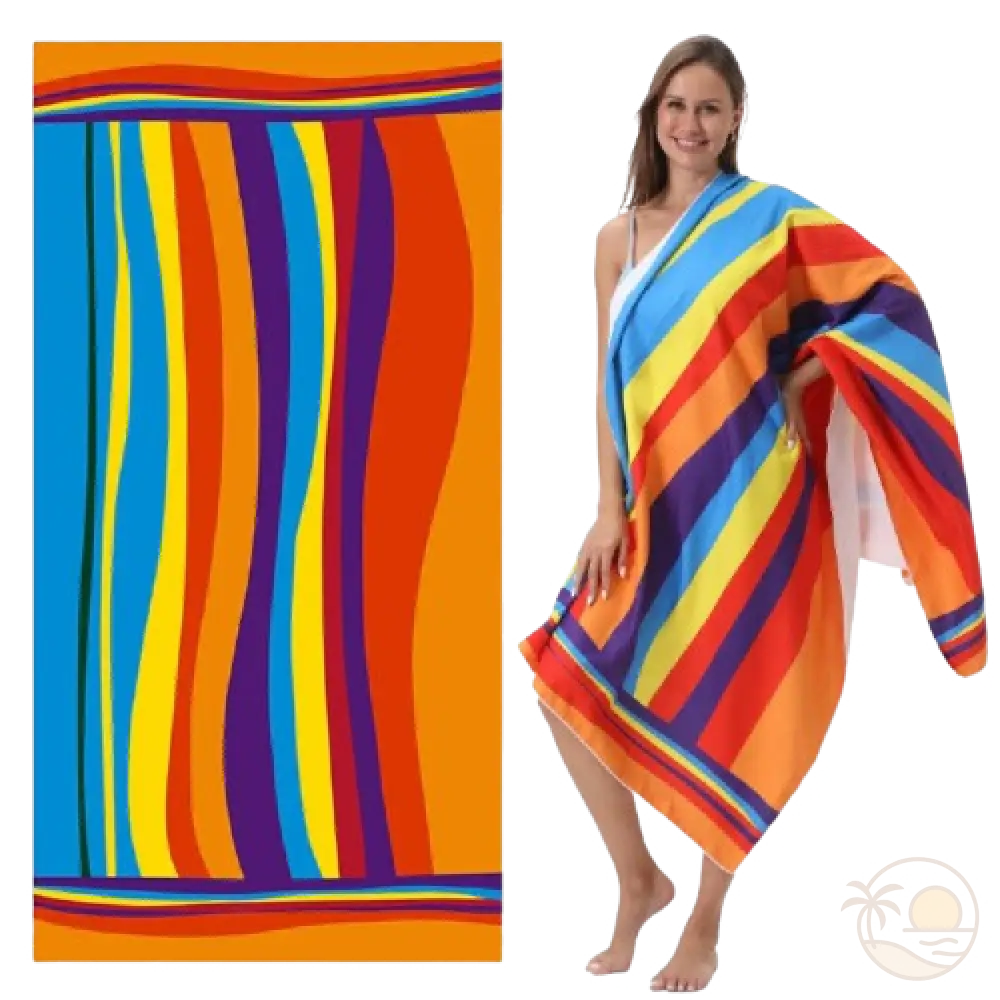 serviette de plage fine femme 1