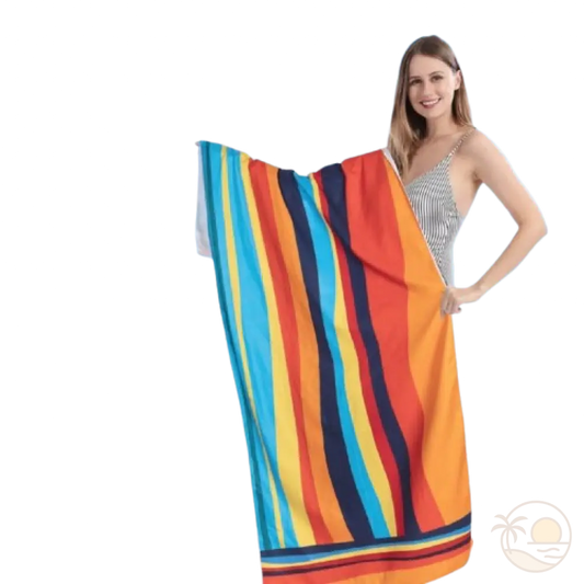 serviette de plage fine femme 2