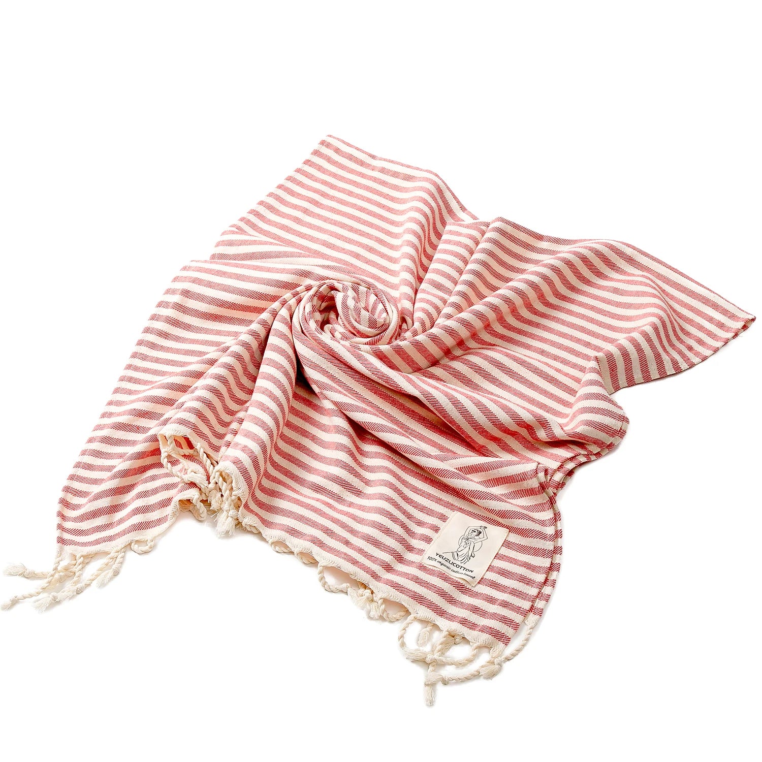 serviette de plage fouta rouge