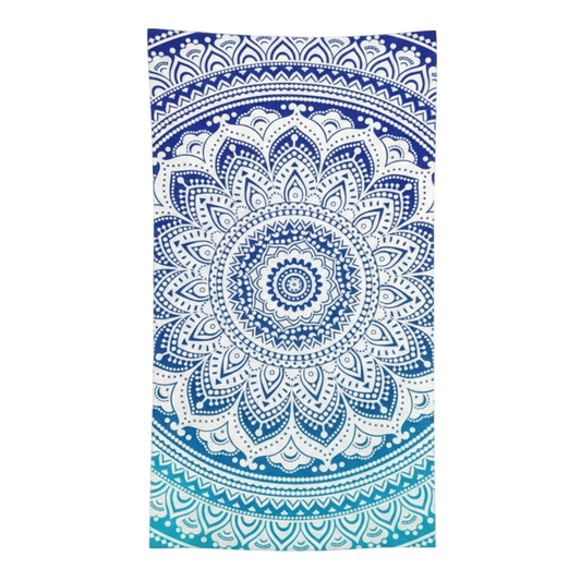 serviette de plage microfibre ouverte