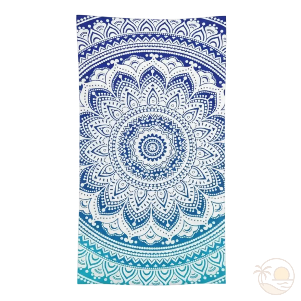 serviette de plage microfibre ouverte