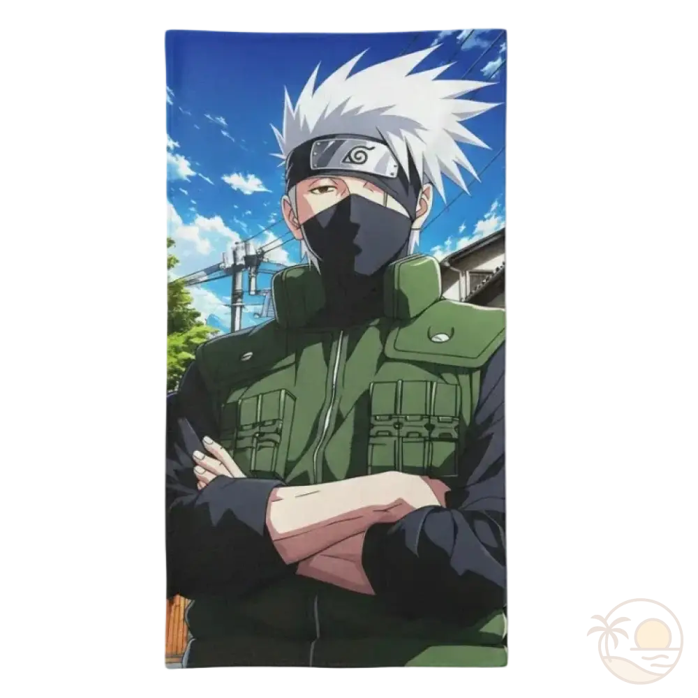 serviette de plage naruto kakashi hatake