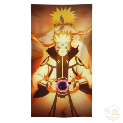 serviette de plage naruto naruto uzumaki mode chakra