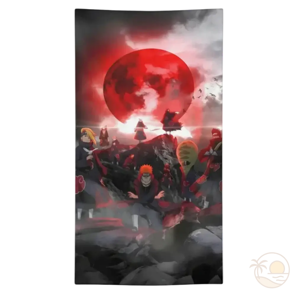 serviette de plage naruto pain