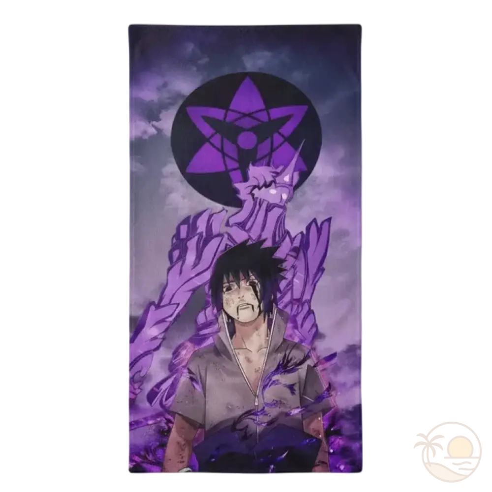 serviette de plage naruto susanoo uchiwa