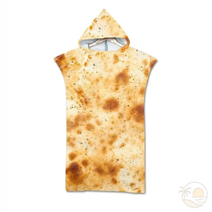 serviette de plage poncho pate pizza