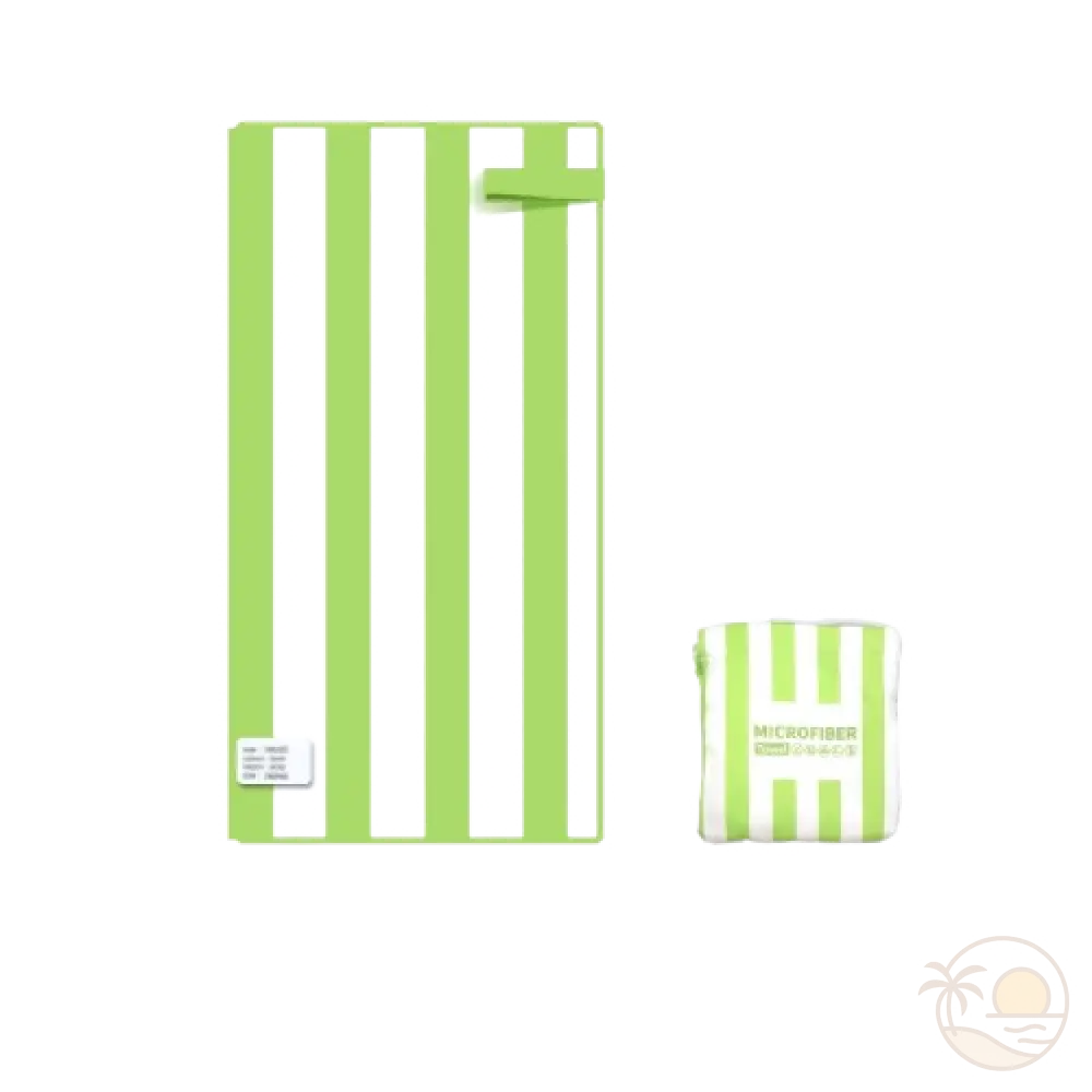 serviette de plage vert