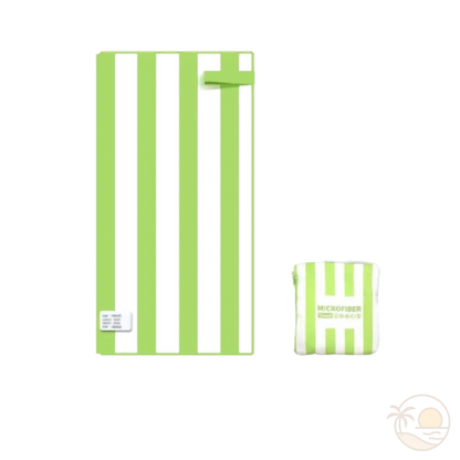 serviette de plage vert