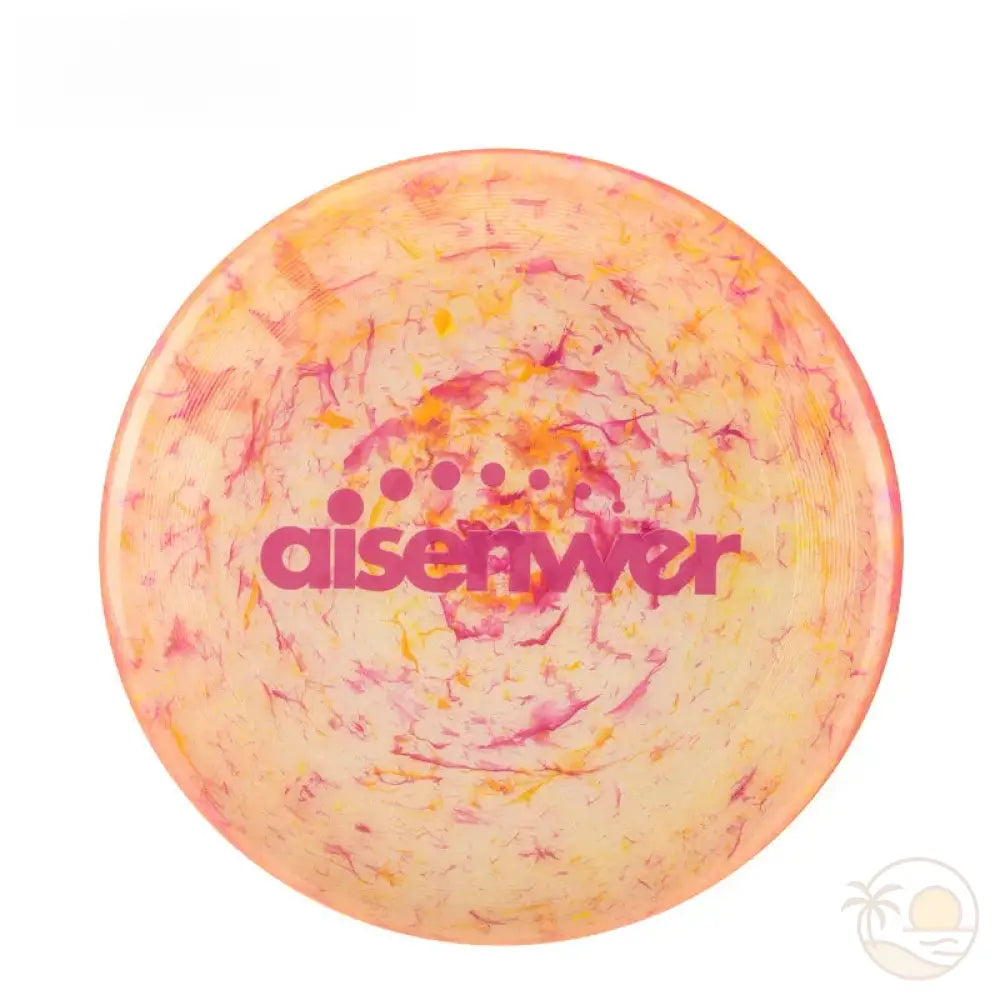 sport frisbee orange et rose