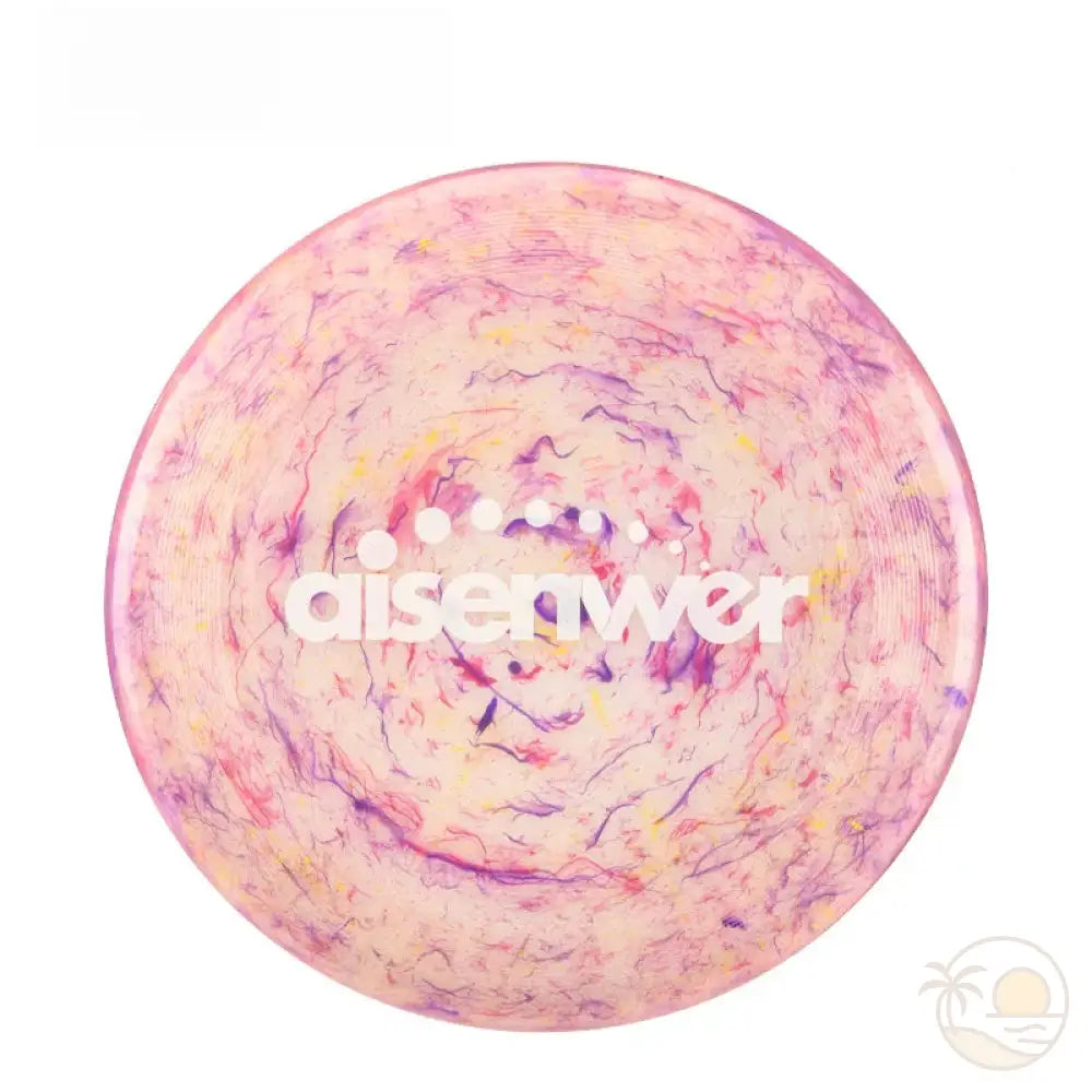 sport frisbee rose et blanc