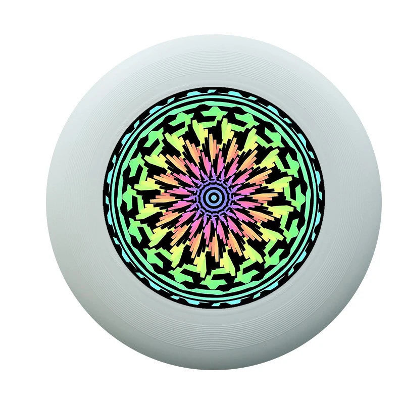 sport ultimate frisbee mandala feuilles multicolores