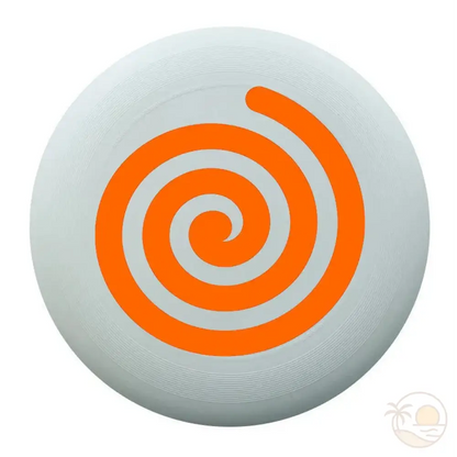 sport ultimate frisbee spirale orange