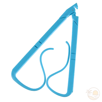 support de lecture bleu ouvert