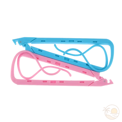 supports de lecture bleu rose