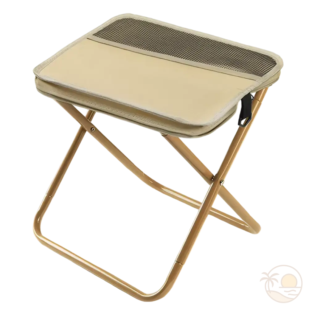 tabouret de plage beige