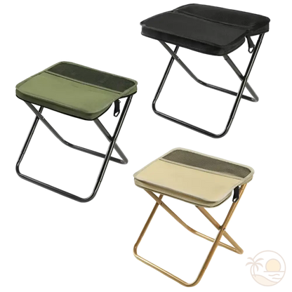 tabourets de plage noir vert beige