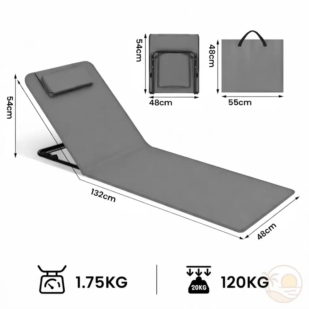 tapis de plage dossier ouvert ferme dimensions