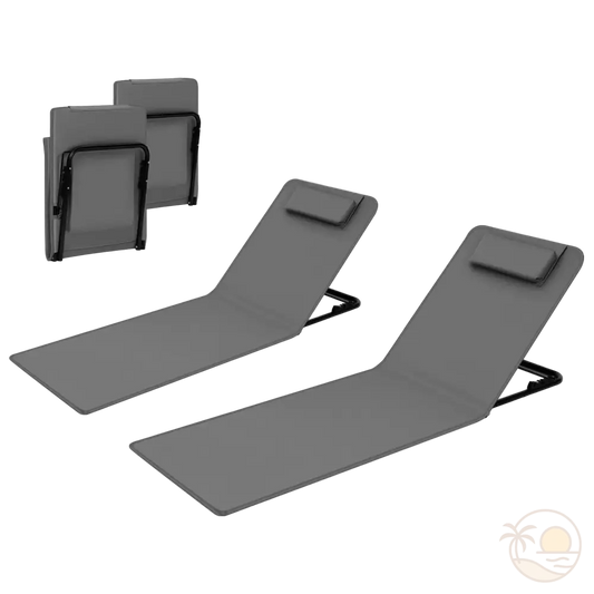 tapis de plage dossier ouverts fermes