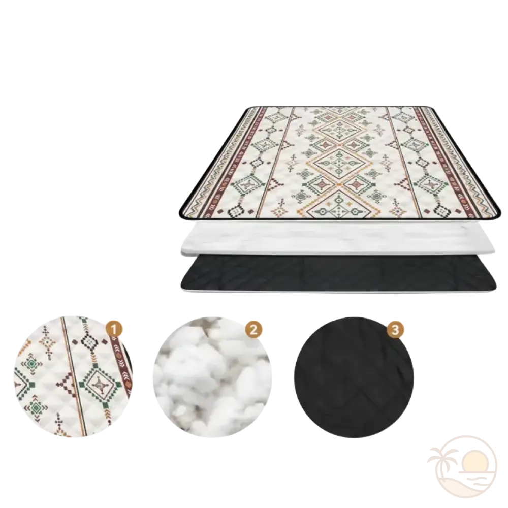 tapis de plage epais tissu