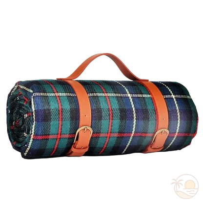 tapis de plage impermeable carreaux ecossais