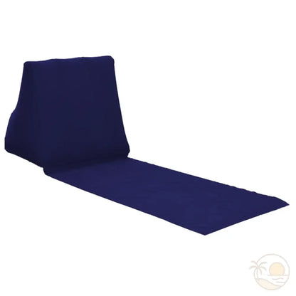 tapis de plage matelasse bleu marine
