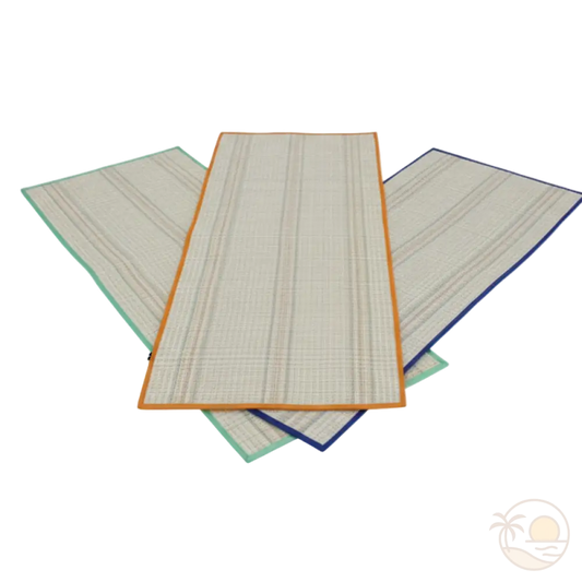 tapis de plage paille trois