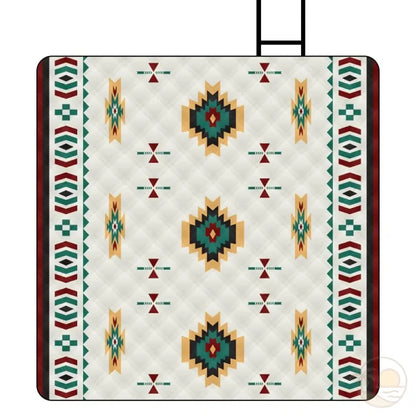 tapis de plage pliable boheme naturel