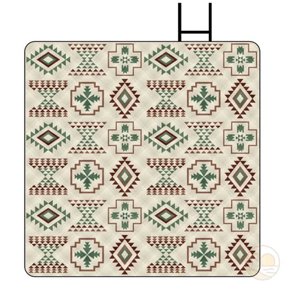 tapis de plage pliable boheme sable