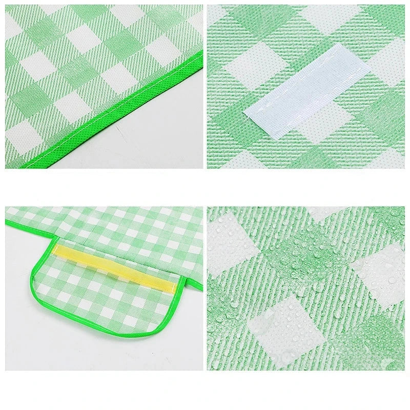tapis de plage vert caractéristiques