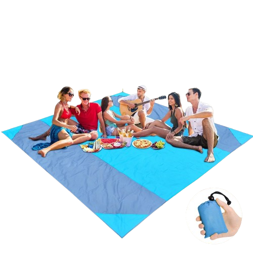 tapis de plage xxl groupe amis