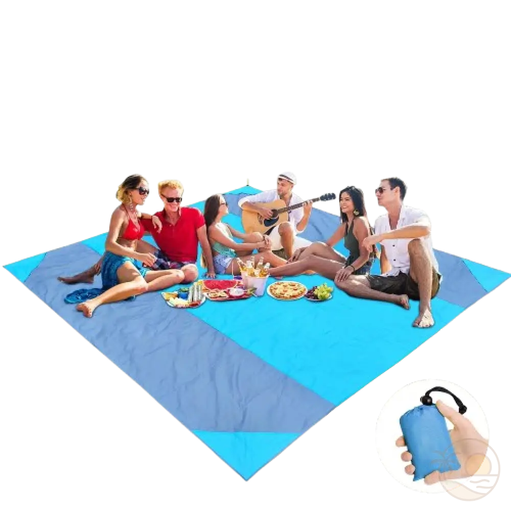 tapis de plage xxl groupe amis