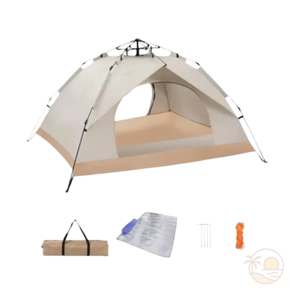 tente de plage anti UV equipements blanche