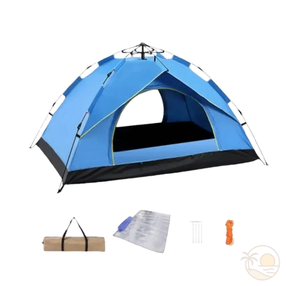 tente de plage anti UV equipements bleue